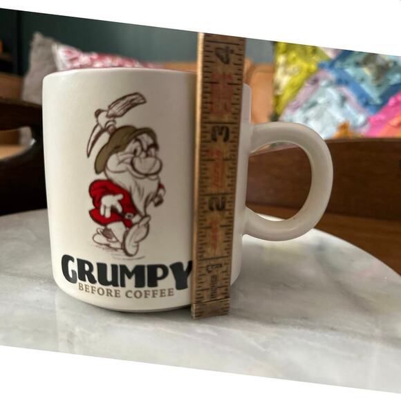 Hallmark Disney Snow White & The Seven Dwarfs Grumpy Before Coffee Mug Cup - Picture 2 of 6